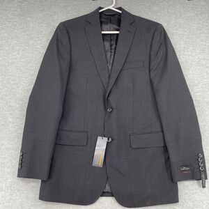 $240 Marc Anthony Blazer Suit Jacket Charcoal Gray Men's Size 38 R Slim Fit